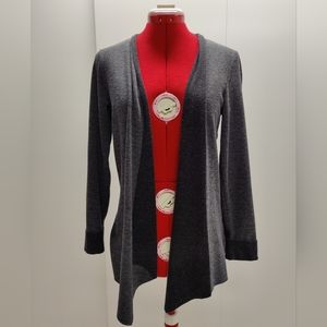 Charcoal 3/4 sleeve medium weight sweater